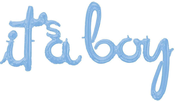 ANAGRAM Scritta IT'S A BOY composta da 2 pezzi - 68x50 e 73x81 - PRODOTTO TOP QUALITY