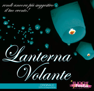 Lanterna volante AZZURRO