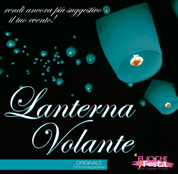 Lanterna volante AZZURRO